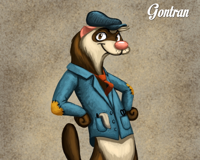 Gontran, the ferrets!