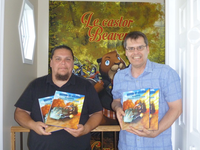 Claude Jalbert and Steeve Cadorette at the release of the Adventures of Beaver album 2 ... time travel